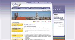 Desktop Screenshot of muenchnerpflegeboerse.de